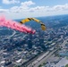U.S. Army Parachute Team jumps for Cleveland Air Show