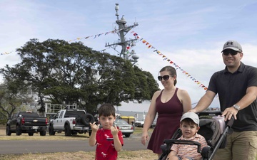 USS Decatur hosts ship tour during 80th End of World War II Commemoration