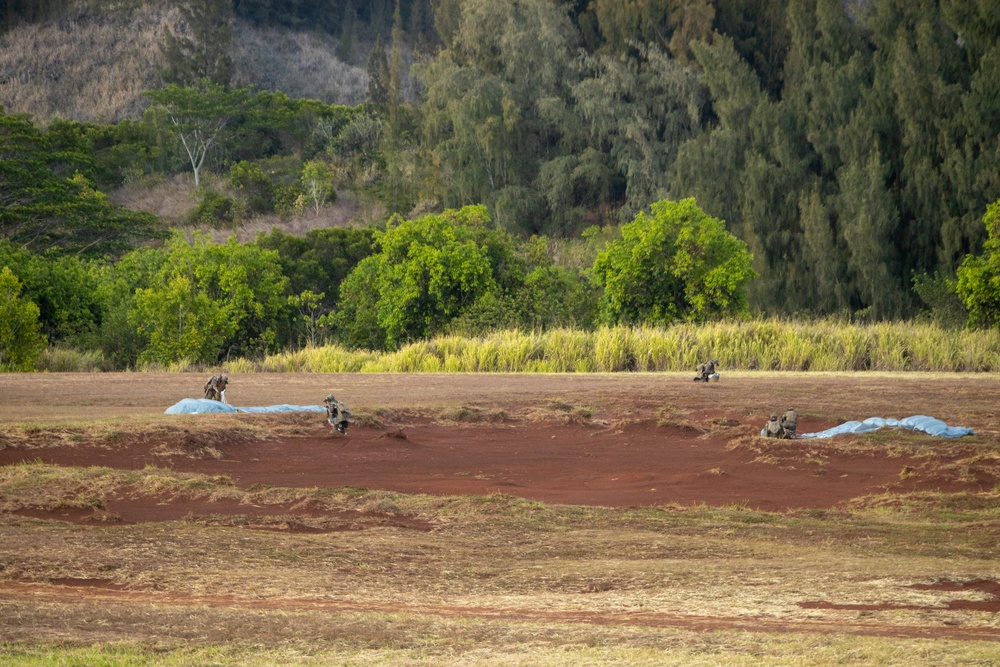 U.S. Marines With 4th Recon Conduct Parachute Operations At KTA