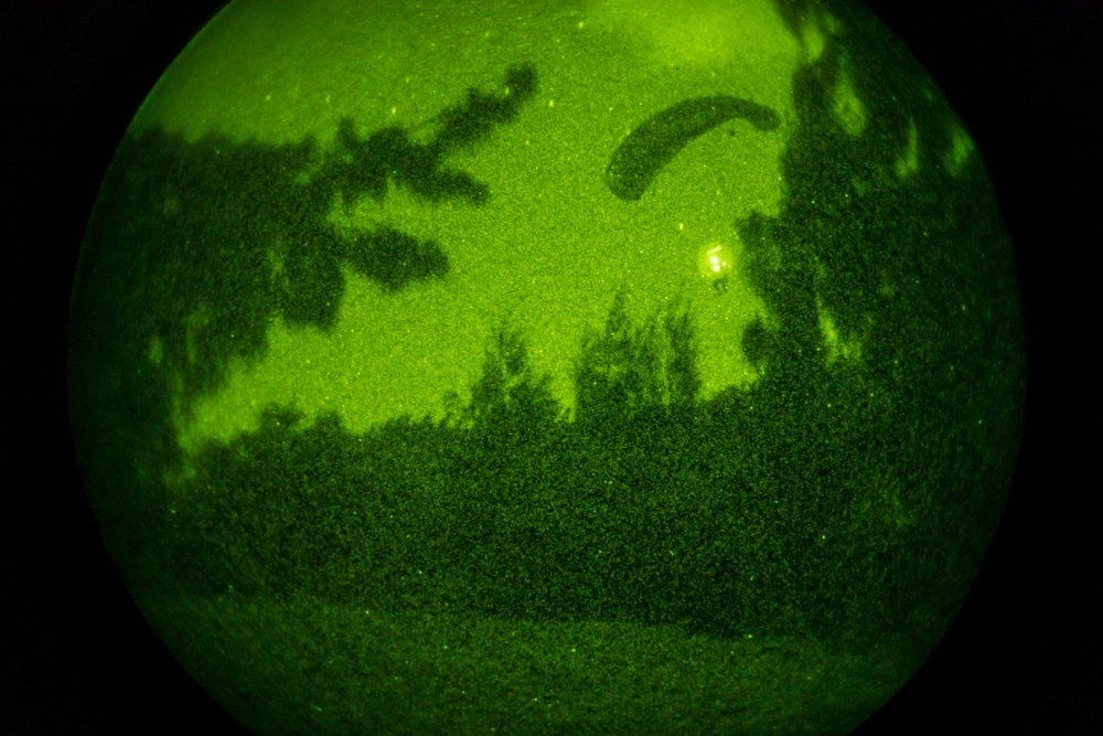 U.S. Marines With 4th Recon Conduct Parachute Operations At KTA