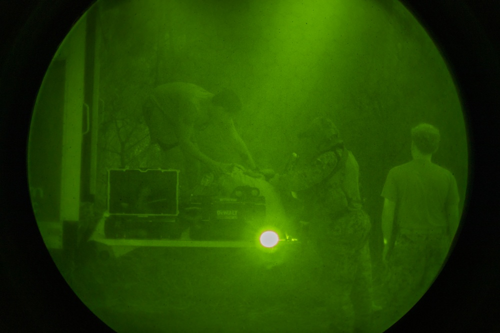 U.S. Marines With 4th Recon Conduct Parachute Operations At KTA