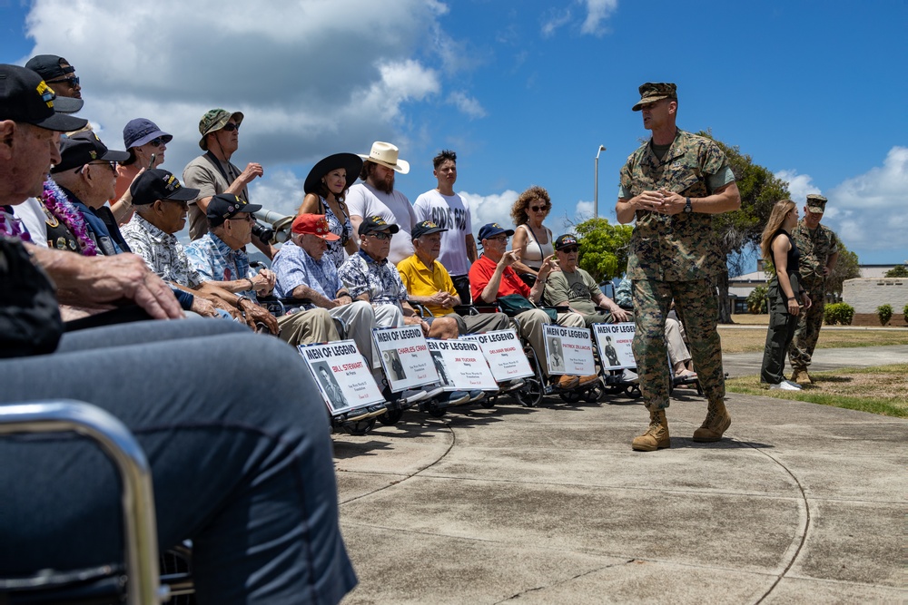 World War II Veterans Visit MCBH Hawaii