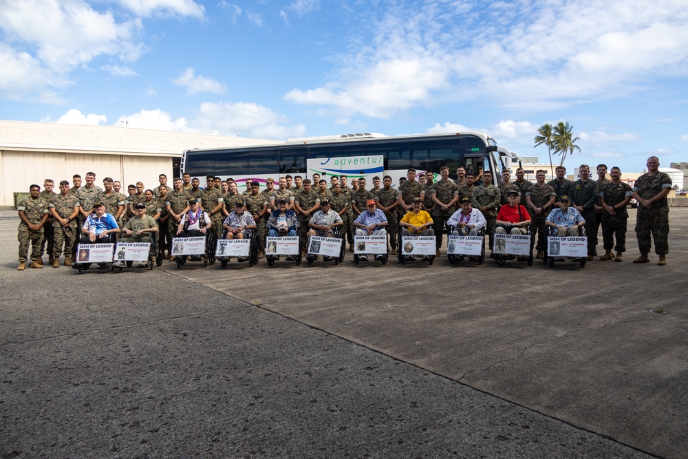 World War II Veterans Visit MCBH Hawaii