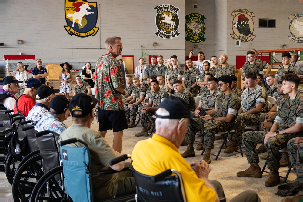World War II Veterans Visit MCBH Hawaii