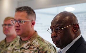Kenneth McNeill Shows Support to National Guard Logistics Team