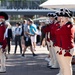 The United States Army Old Guard Fife and Drum Corps performs at the U.S. Open Tennis Championships