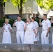 The Navy Band Sea Chanters perform at the U.S. Open Tennis Championships