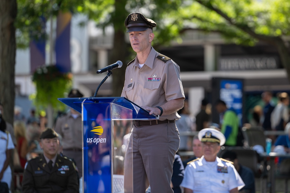 The U.S. Open hosts military appreciation ceremony