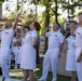 The Navy Band Sea Chanters perform at the U.S. Open Tennis Championships