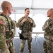 U.S. Army Maj. Gen. Ronald Burkett II, National Guard Bureau, speaks with MS Guard Soldiers