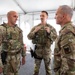 U.S. Army Maj. Gen. Ronald Burkett II, National Guard Bureau, speaks with MS Guard Soldiers