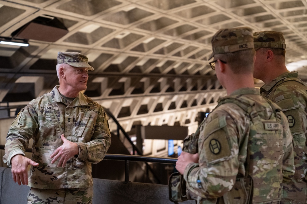 South Carolina State Adjutant General Meets Soldiers in Washington, D.C.