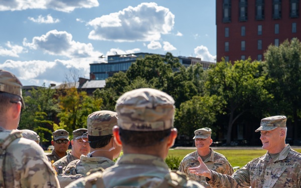 South Carolina State Adjutant General Meets with Soldiers in Washington, D.C.