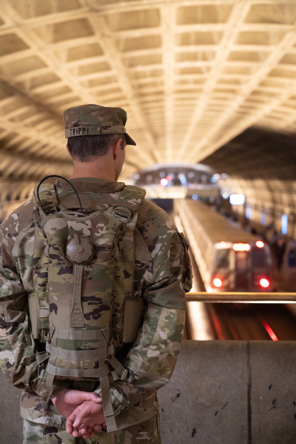 Joint Task Force - District of Columbia Executive Officer Oversees Troop Activities