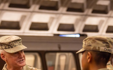 South Carolina Adjutant General Speaks With Soldiers