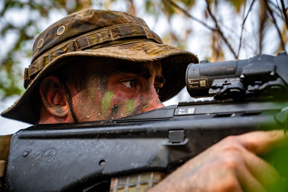 Partner nations conduct Jungle Field Training Exercise, simulating combat during Super Garuda Shield 25