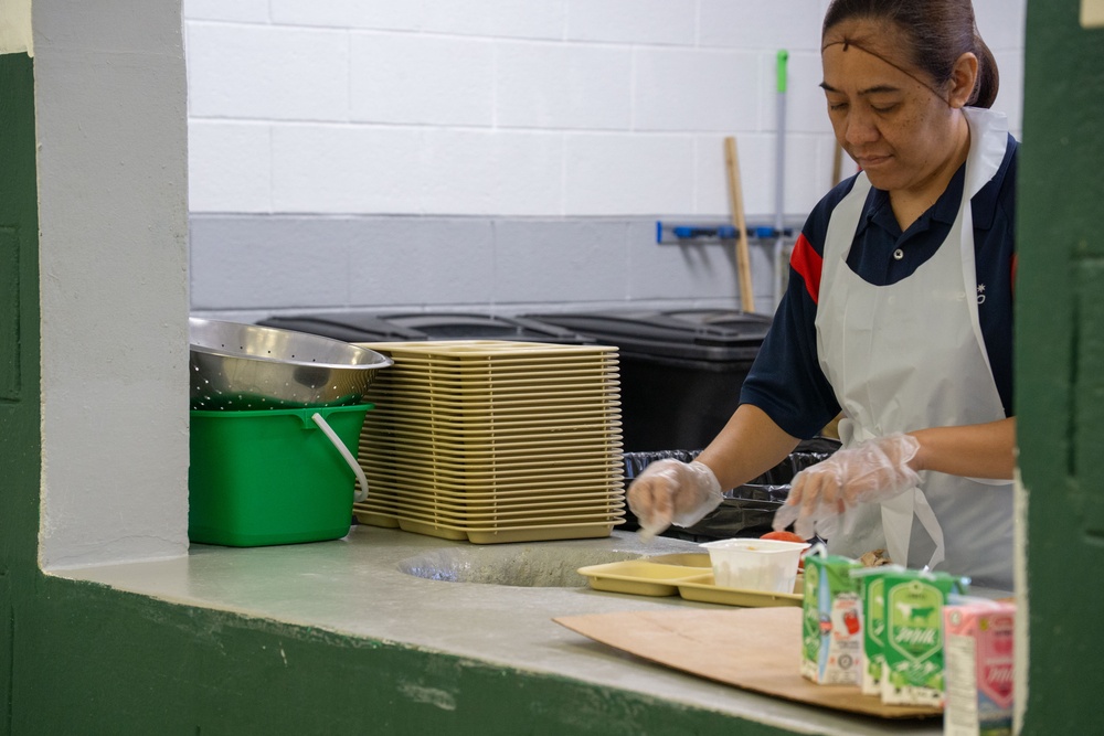 Marine Corps Base Camp Blaz celebrates Finegayan faculty and staff on outreach day.