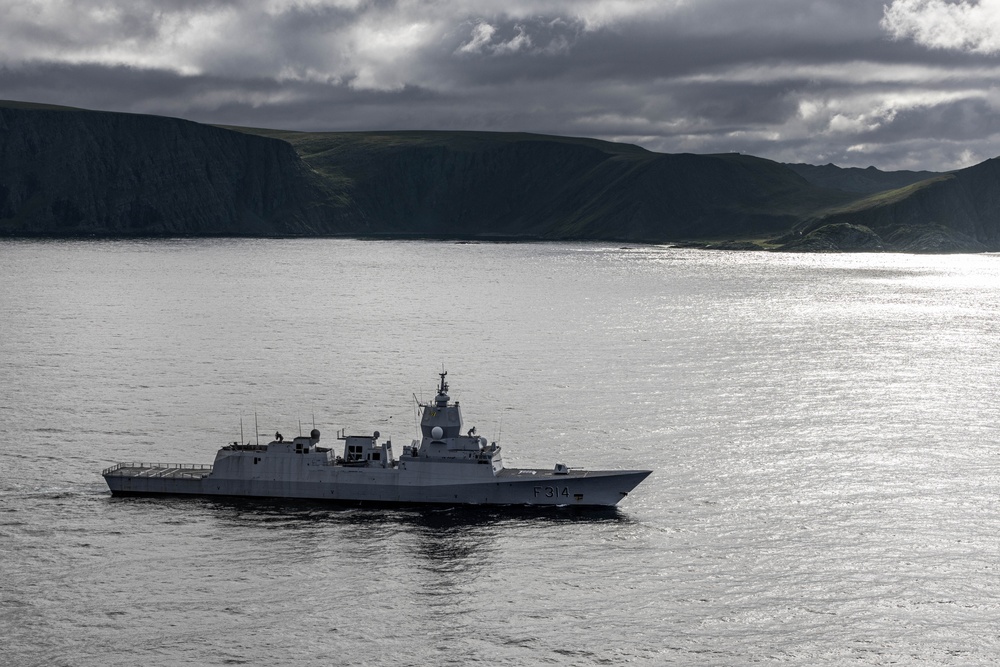 Destroyer Squadron Two Operates with Royal Norwegian Navy North Cape Fjord