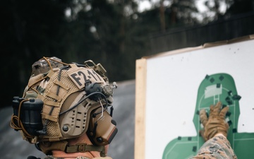 U.S. and Swedish Marines share weapons skills