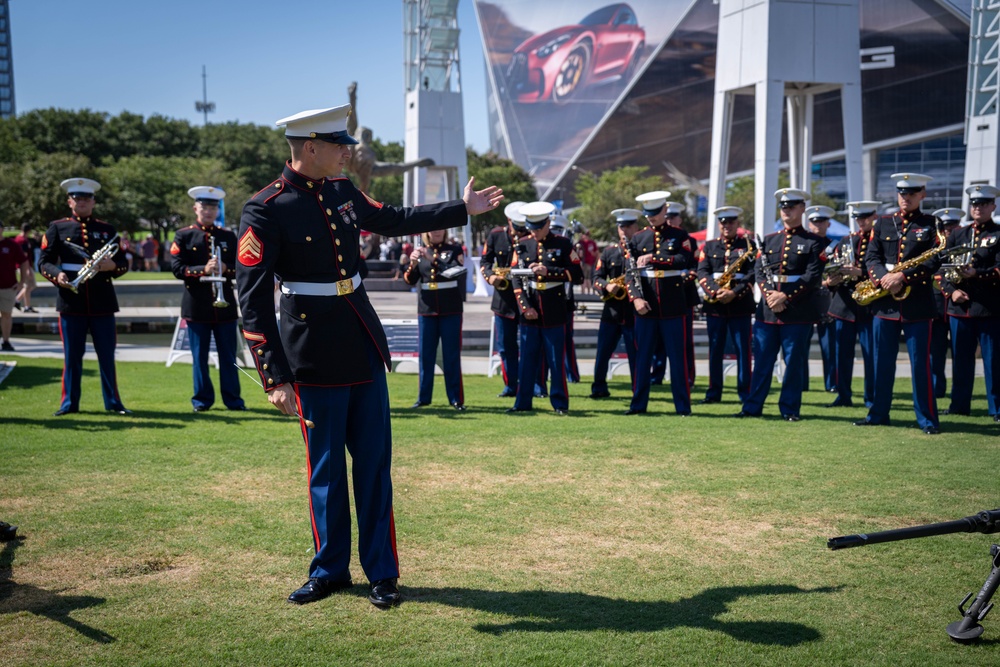 Marine Week Atlanta 2025: 2D MAW Band and Silent Drill Platoon Performance
