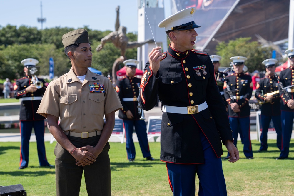 Marine Week Atlanta 2025: 2D MAW Band and Silent Drill Platoon Performance