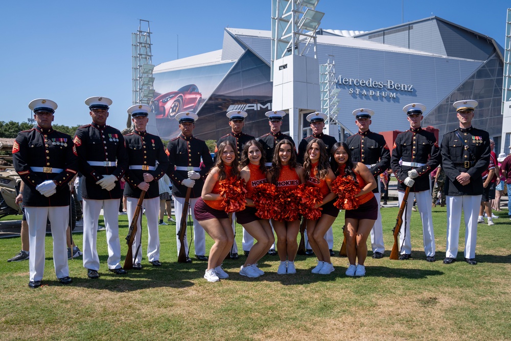 Marine Week Atlanta 2025: 2D MAW Band and Silent Drill Platoon Performance
