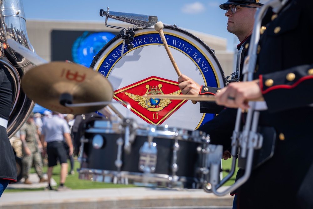 Marine Week Atlanta 2025: 2D MAW Band and Silent Drill Platoon Performance