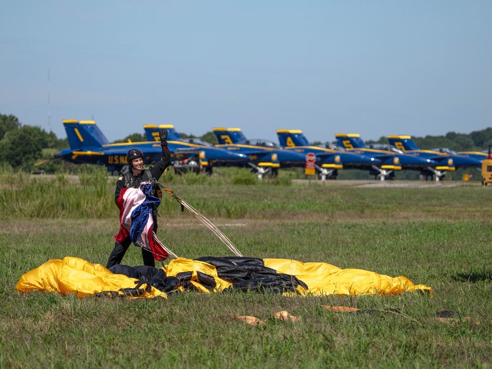 U.S. Army Golden Knights Perform at Wings of Pride Airshow 2025