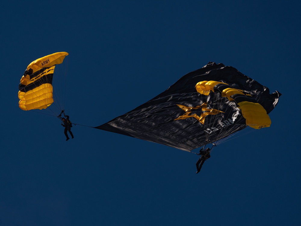 U.S. Army Golden Knights Perform at Wings of Pride Airshow 2025