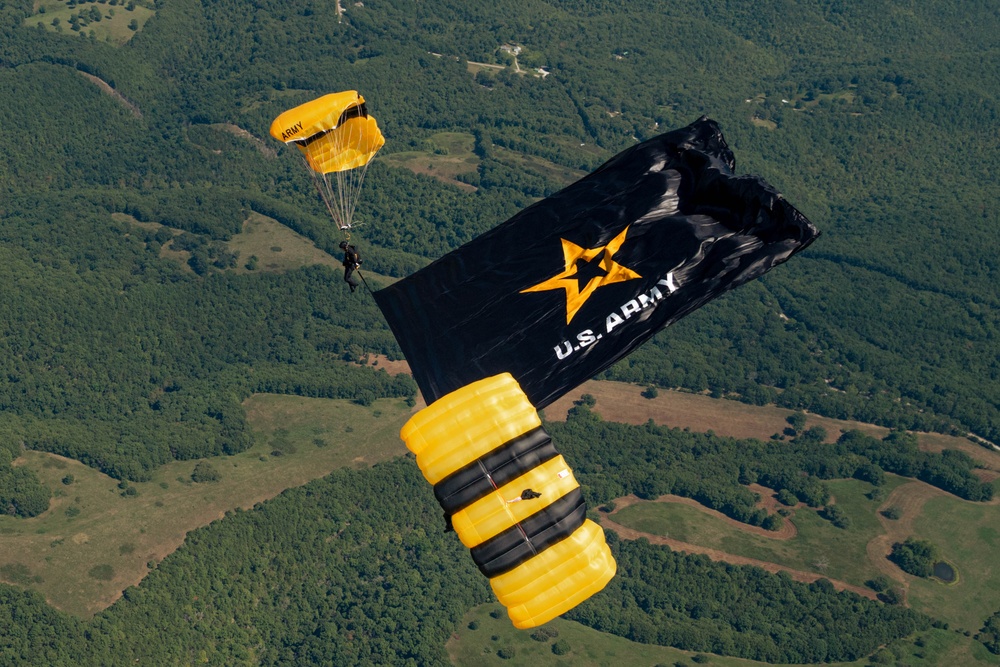 U.S. Army Golden Knights Perform at Wings of Pride Airshow 2025