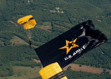U.S. Army Golden Knights Perform at Wings of Pride Airshow 2025