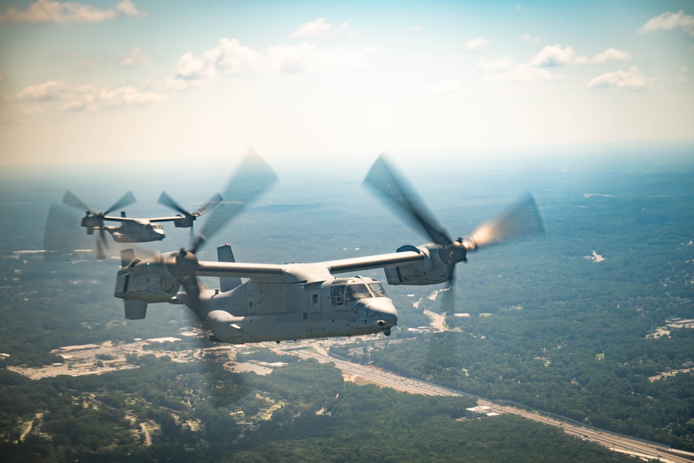 Marine Week Atlanta 2025: Mercedes-Benz Stadium Flyover
