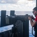 USS America (LHA 6) Conducts Crew-Served Weapons Shoot