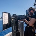 USS America (LHA 6) Conducts Crew-Served Weapons Shoot