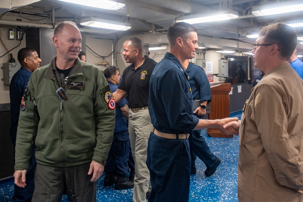 USS America (LHA 6) Holds Medal of Honor Memoriam Ceremony