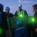 USS Bulkeley Sailors conduct a safety brief on the foc’sle