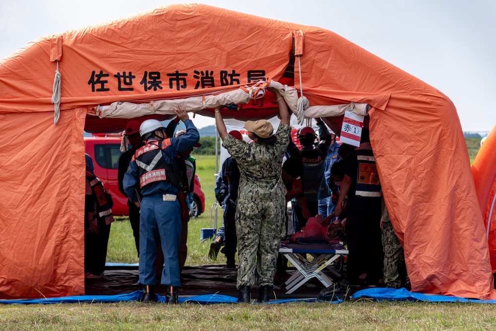 CFAS Participates in Sasebo City Joint Disaster Drill 2025