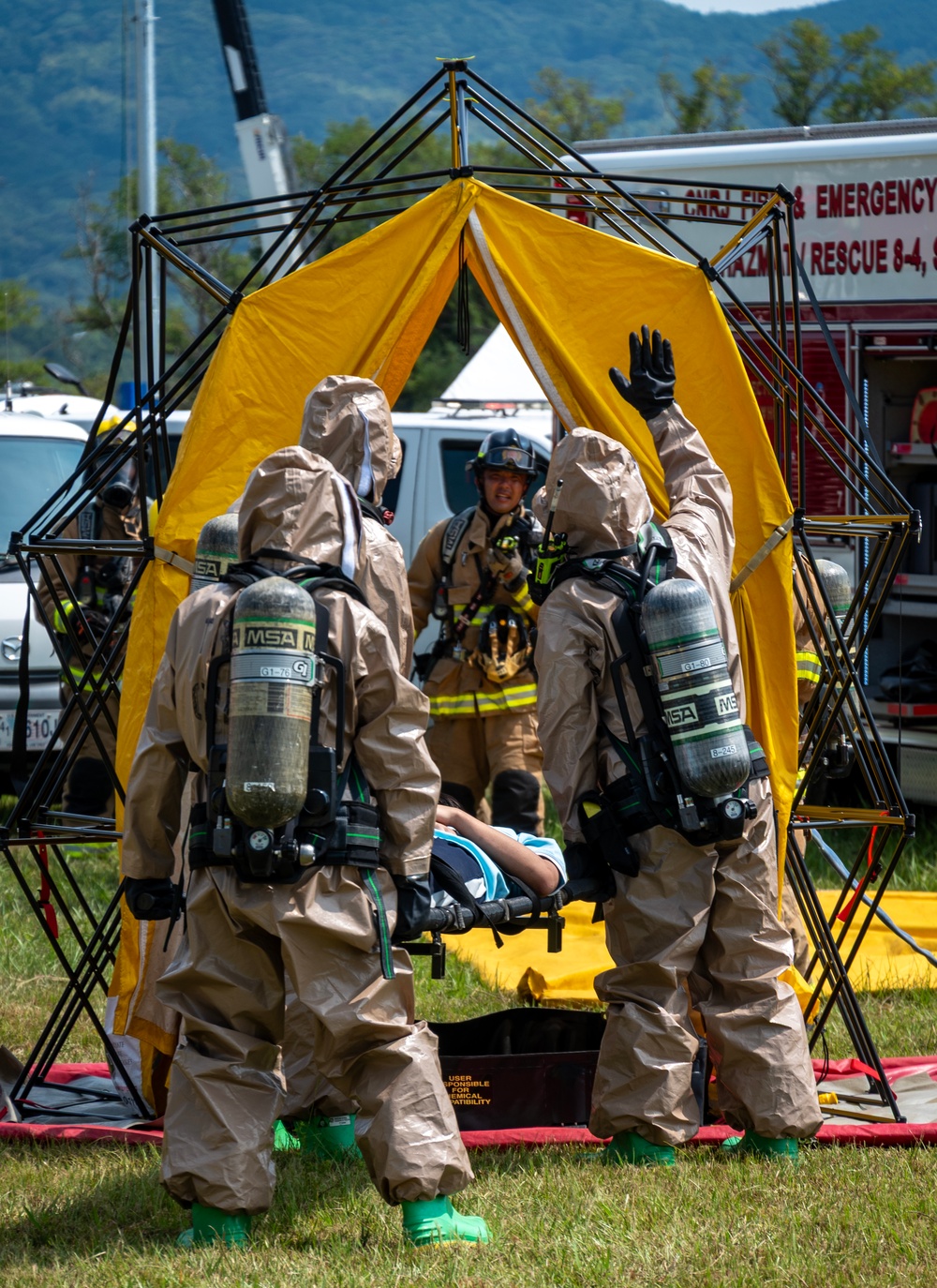 CFAS Participates in Sasebo City Joint Disaster Drill 2025