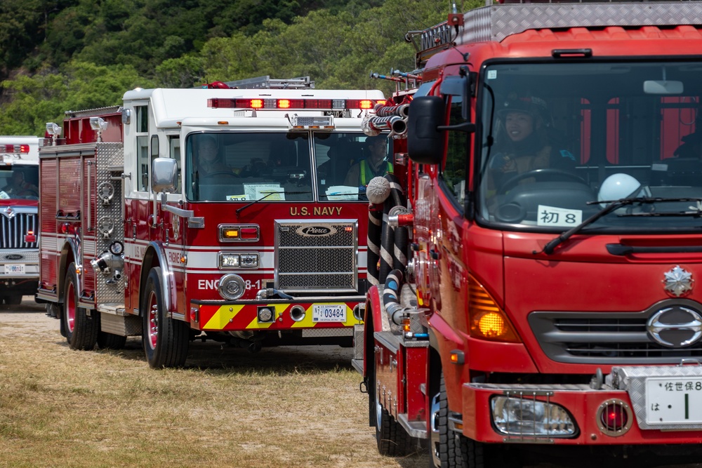 CFAS Participates in Sasebo City Joint Disaster Drill 2025