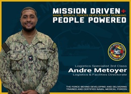NMFDC: Mission Driven-People Powered – Logistics Specialist 3rd Class Andre Metoyer