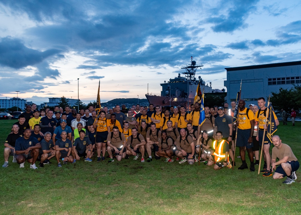 CFAS Chiefs and Selectees Conduct CPO Pride Run