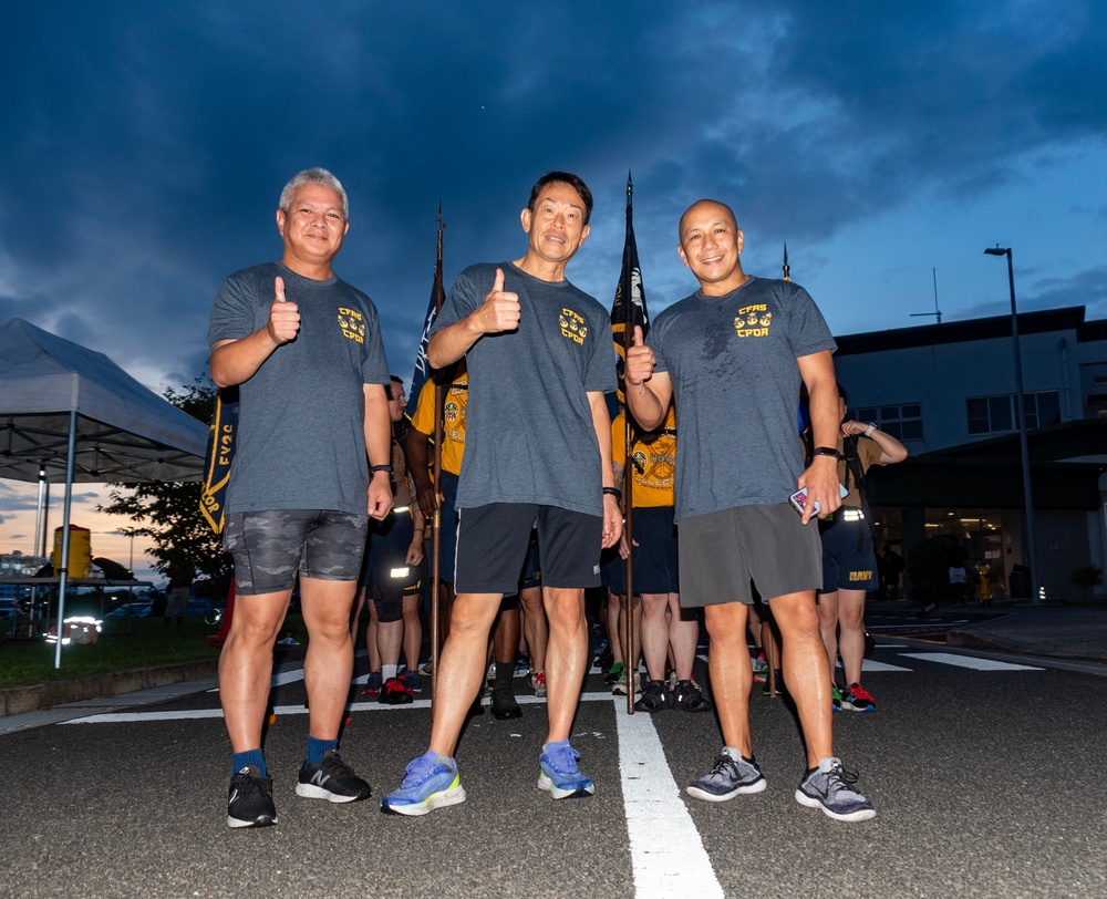 CFAS Chiefs and Selectees Conduct CPO Pride Run