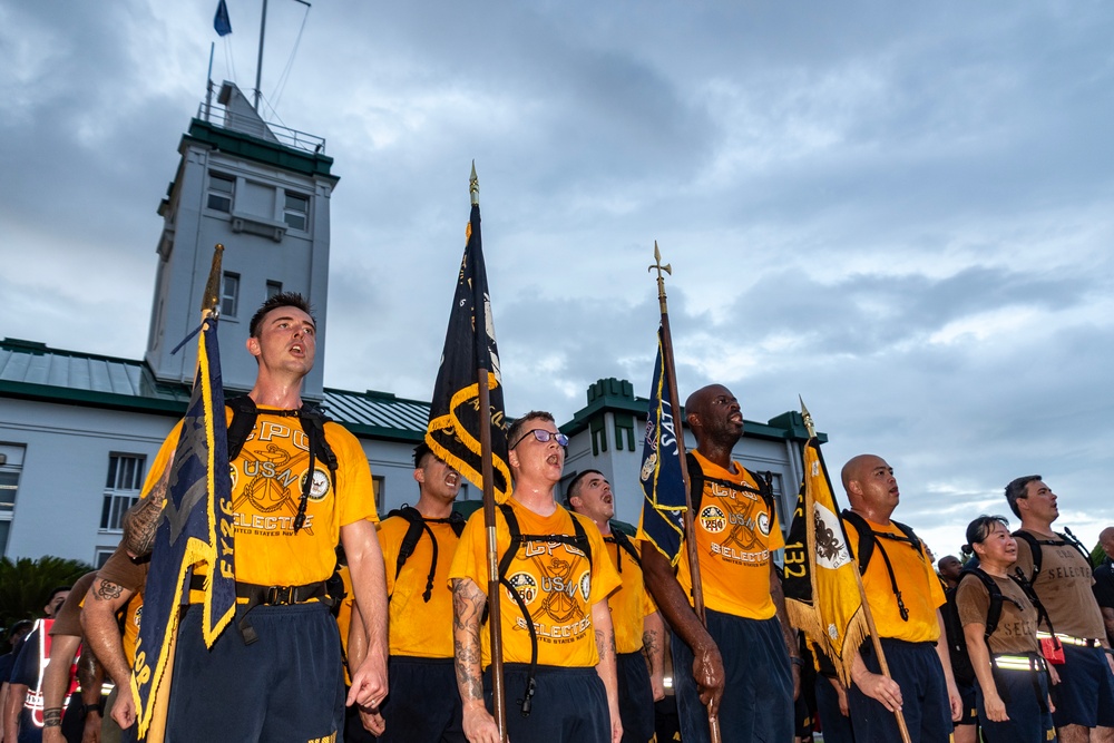 CFAS Chiefs and Selectees Conduct CPO Pride Run
