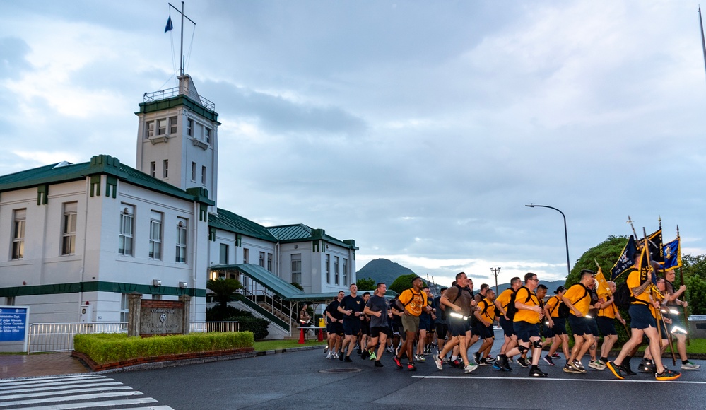 CFAS Chiefs and Selectees Conduct CPO Pride Run