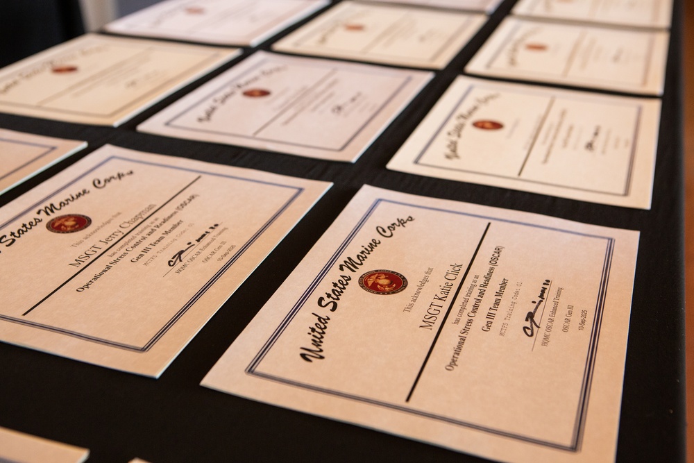 OSCAR training prepares to hit the fleet; Marines and Sailors refine skills to better help peers