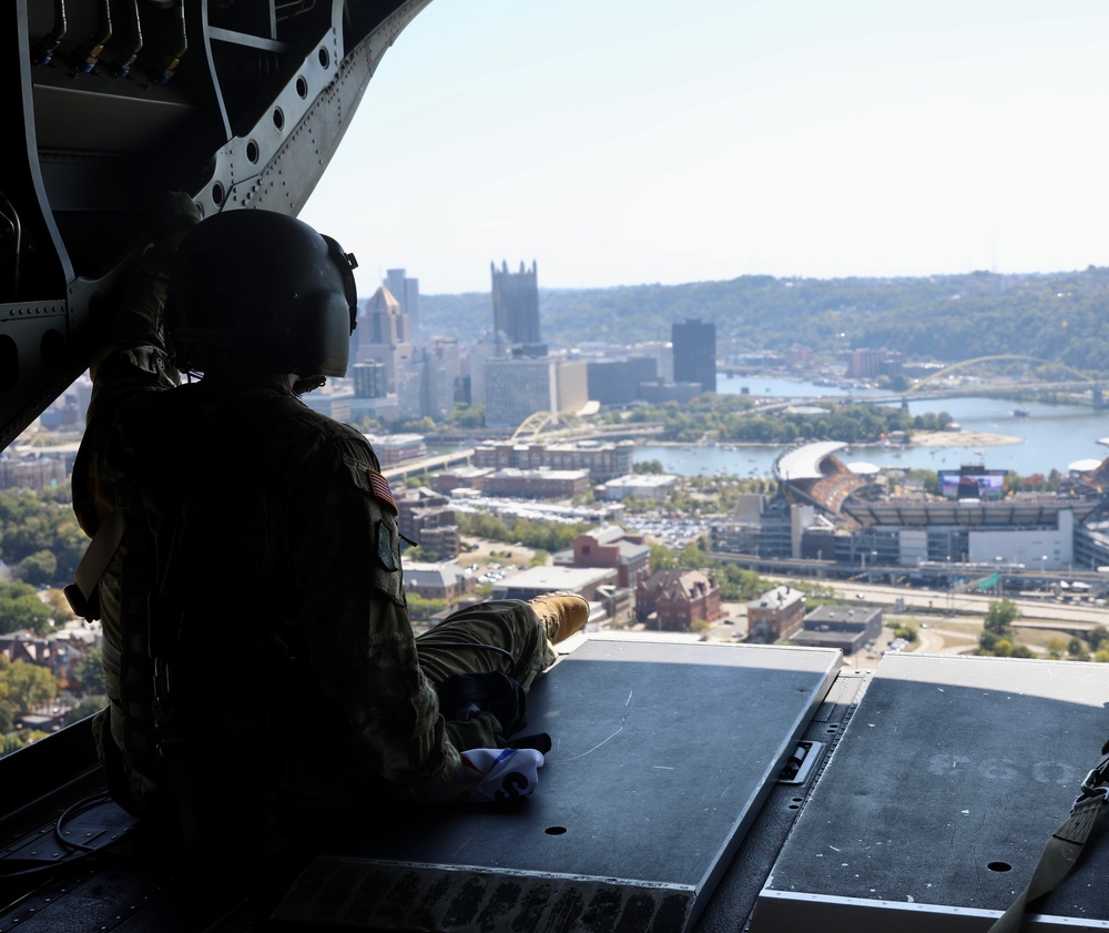 Steelers flyover Steelers flyover