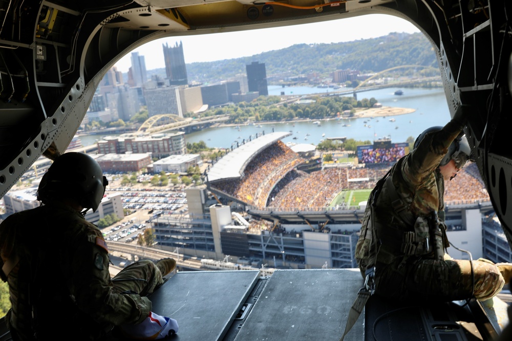 Steelers flyover
