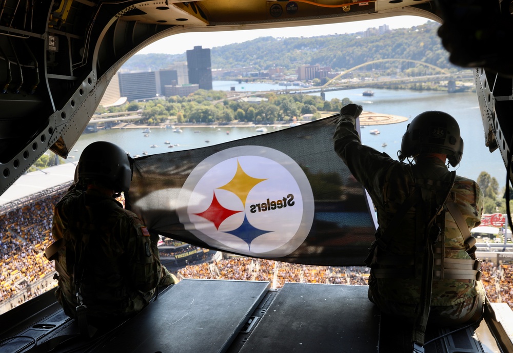 Steelers flyover