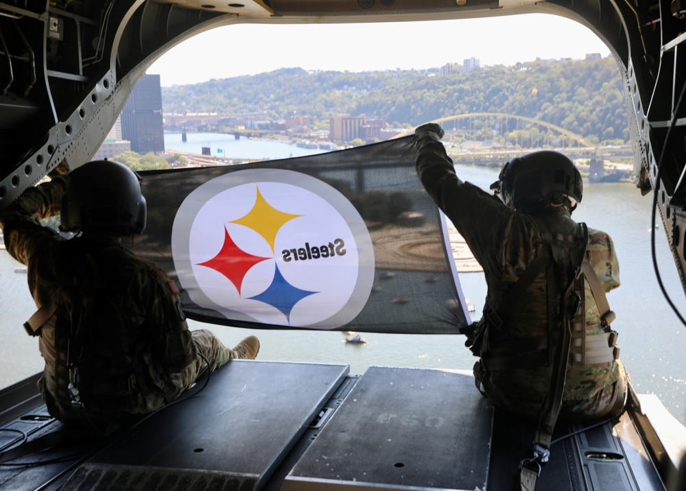 Steelers flyover