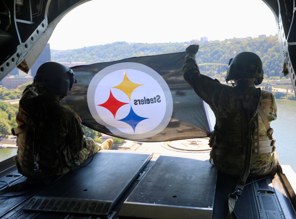 Steelers flyover